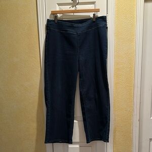 Women's High Rise Wide Leg  Blue Jeans